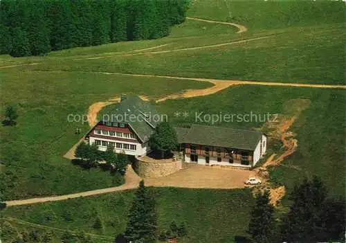 AK / Ansichtskarte  Todtnauberg Jugendherberge Fleiner Haus Fliegeraufnahme