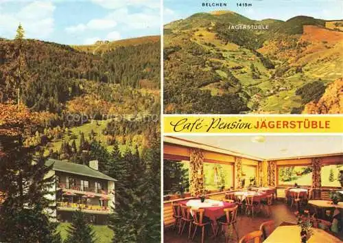 AK / Ansichtskarte  Multen Cafe Pension Jaegerstueble Panorama Gaststube