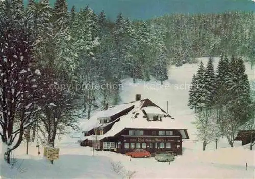 AK / Ansichtskarte  Schoenau_Schwarzwald Gasthof Belchen Multen im Winter