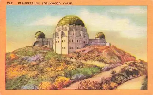 AK / Ansichtskarte  Planetarium_Observatorium_Sternwarte_Urania Hollywood Calif.