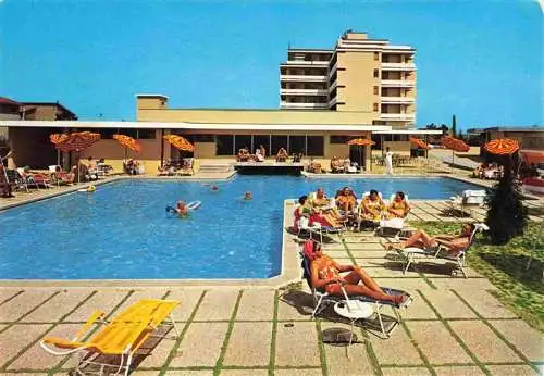 AK / Ansichtskarte  Montegrotto_Terme_Veneto_IT Hotel Terme delle Nazioni Piscina scoperta