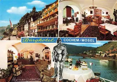 AK / Ansichtskarte  Cochem_Kochem_Mosel Burghotel Cochem Restaurant Gastraum Moselpartie