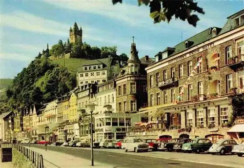 AK / Ansichtskarte  Cochem_Kochem_Mosel Moselstrasse Burgblick