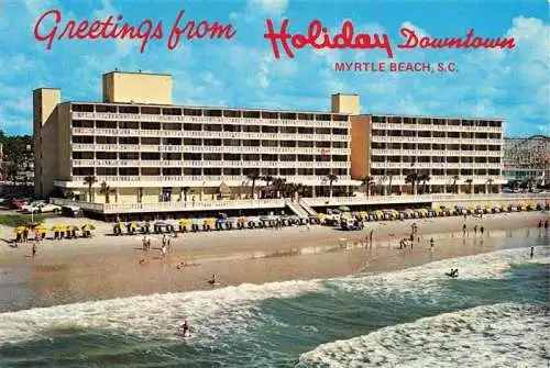 AK / Ansichtskarte  Myrtle_Beach_South_Carolina_USA Holiday Downtown Fliegeraufnahme