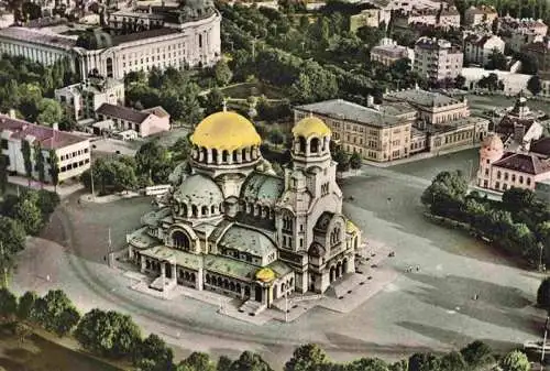 AK / Ansichtskarte  SOFIA_Sophia_BG Eglise Monument Alexandre Nevsky Vue aerienne