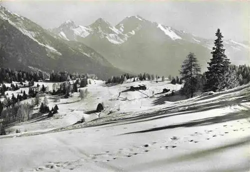 AK / Ansichtskarte  Lenzerheide_GR Sporz Davains und Berguenerstoecke