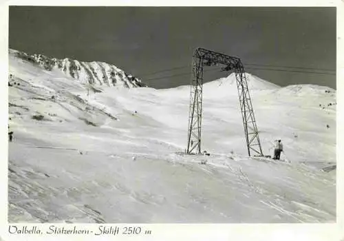 AK / Ansichtskarte  Valbella__Lenzerheide_GR Staetzerhorn Skilift