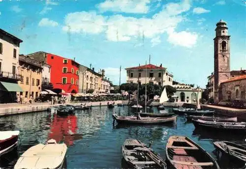 AK / Ansichtskarte  Lazise_Lago_di_Garda_IT Hafenpartie Kirche