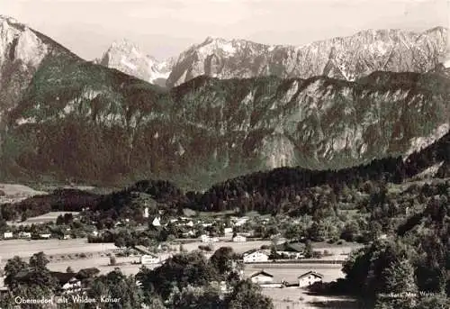 AK / Ansichtskarte  Oberaudorf_Inn mit Kaisergebirge Ellmauerhalt und Sonneck