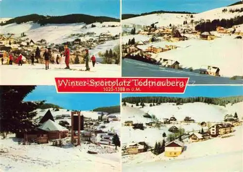 AK / Ansichtskarte  Todtnauberg Panorama Wintersportplatz Schwarzwald