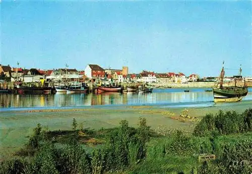 AK / Ansichtskarte  Etaples_62_Pas-de-Calais Vue générale le port la canche