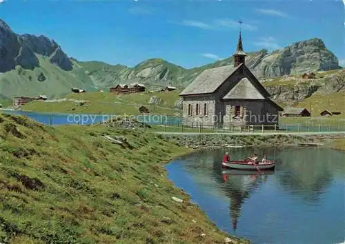 AK / Ansichtskarte  Melchsee-Frutt Ferien- und Ausflugsparadies Tannalp Bergsee Kapelle