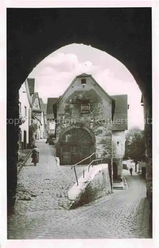 AK / Ansichtskarte  Hirschhorn_Neckar Blick durchs Mittlere Tor