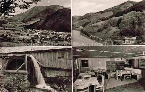 AK / Ansichtskarte  Simonswald_Simonswaeldertal Gasthaus Saegerstueble Gaststube Panorama Wasserrad