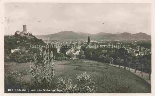 AK / Ansichtskarte  BAD_GODESBERG_Bonn mit Siebengebirge