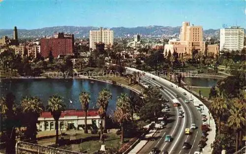 AK / Ansichtskarte  LOS_ANGELES_California_USA Wilshire Boulevard through General Douglas Mac Arthur Park