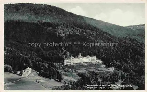 AK / Ansichtskarte  Hausstein_917m_Regen_Bayern Sanatorium Hausstein 