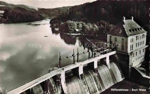 AK / Ansichtskarte  Hoellensteinsee_Viechtach Stauwehr