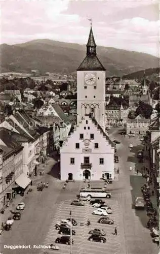 AK / Ansichtskarte  Deggendorf_Donau Panorama mit Kirche