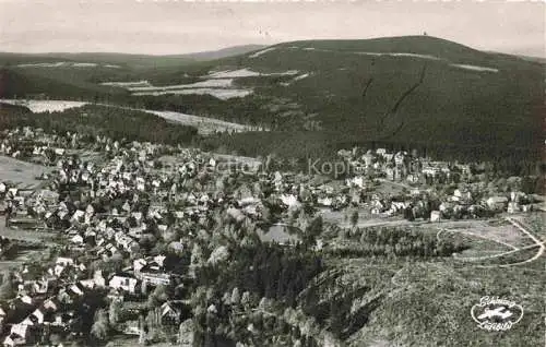 AK / Ansichtskarte  Braunlage mit Wurmberg Fliegeraufnahme