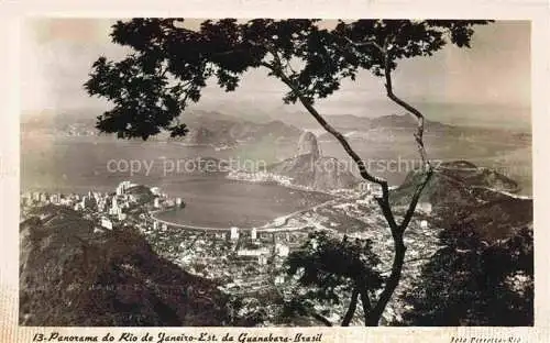 AK / Ansichtskarte  RIO_DE_JANEIRO_Brazil Panorama de Gusnabara Brasil