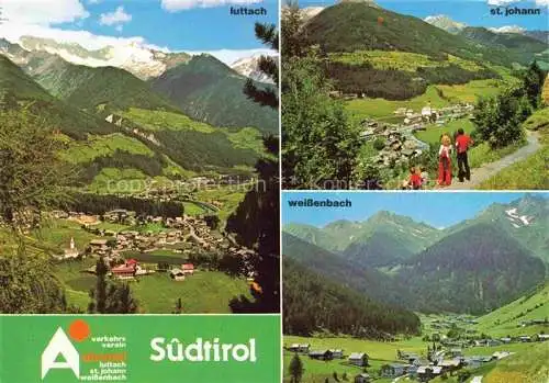 AK / Ansichtskarte  Luttach_Ahrntal_Lutago_Suedtirol_IT mit Weissenbach und St Johann