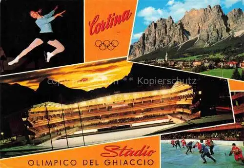 AK / Ansichtskarte  Cortina_d_Ampezzo_Veneto_IT Stadio Olimpico del Ghiaccio