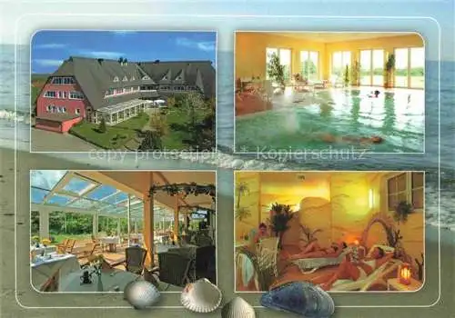 AK / Ansichtskarte  Wittenbeck Landhotel Wittenbeck Hallenbad Gastraum Sauna