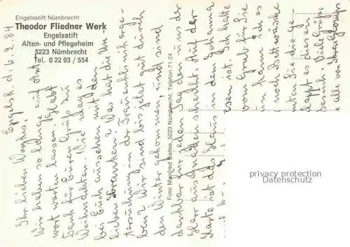 AK / Ansichtskarte  Nuembrecht Engelsstift Nuembrecht Theodor Fliedner Werk