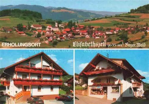 AK / Ansichtskarte  Elisabethszell_Haibach_Bayern Panorama Gaestehaeuser Fam Dietl