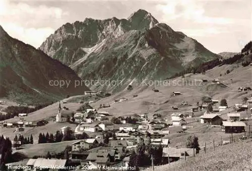 AK / Ansichtskarte  Hirschegg_Kleinwalsertal_Vorarlberg_AT mit Widderstein