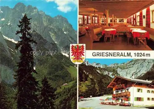 AK / Ansichtskarte  Kirchdorf_Wilder_Kaiser_Tirol_AT Griesneralm Gastraum