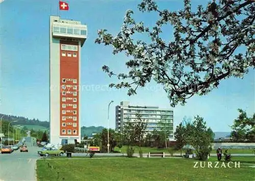 AK / Ansichtskarte  Zurzach_Bad_AG Turmhotel und Rheumaklinik