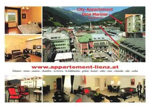 AK / Ansichtskarte  Lienz__Tirol_AT City Appartement Dina Mariner Teilansichten