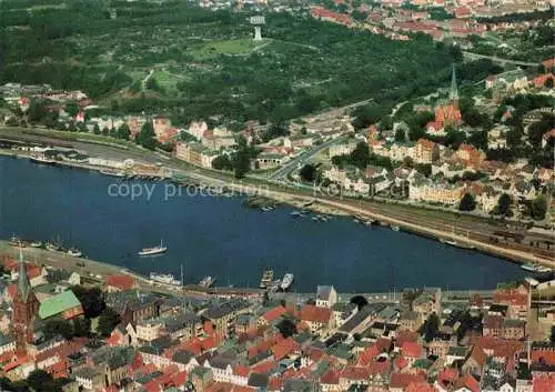 AK / Ansichtskarte  FLENSBURG__Flensborg_Schleswig-Holstein Fliegeraufnahme mit Foerde