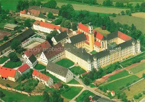 AK / Ansichtskarte  Ochsenhausen Ehem Reichsabtei Benediktinerkloster Fliegeraufnahme