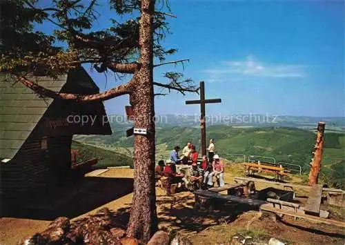 AK / Ansichtskarte  Elzach_Emmendingen_BW Kapf Kreuz Blick auf die Schwarzwaldberge