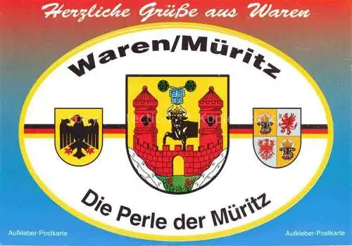 AK / Ansichtskarte  Waren_Mueritz Wappen