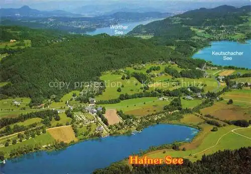 AK / Ansichtskarte  Keutschach_am_See_Kaernten_AT Feriendorf Hafnersee Fliegeraufnahme