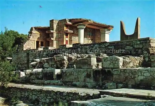 AK / Ansichtskarte  Knossos_Cnosse_Kreta_Crete_Greece Der Suedliche Porticus