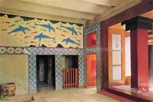 AK / Ansichtskarte  Knossos_Cnosse_Kreta_Crete_Greece Megaron der Koenigin