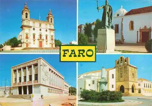 AK / Ansichtskarte  Faro_Portugal Kirche Monument Palaeste