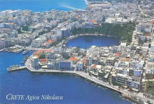 AK / Ansichtskarte  Agios_Nicolaos_Crete_Greece Fliegeraufnahme