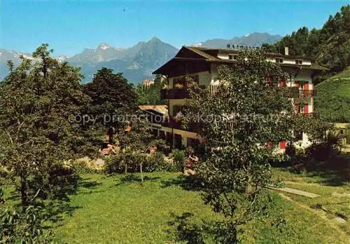 AK / Ansichtskarte  Obermais_Meran_Suedtirol_IT Restaurant Pension Einsiedler