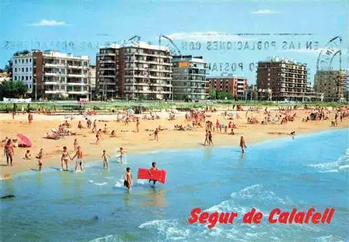 AK / Ansichtskarte  Segur_de_Calafell_Tarragona_ES Playa