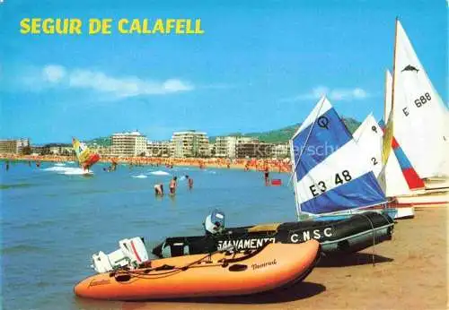 AK / Ansichtskarte  Segur_de_Calafell_Tarragona_ES Playa