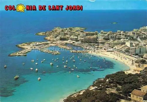 AK / Ansichtskarte  Colonia_de_San_Jordi_Mallorca_ES Fliegeraufnahme