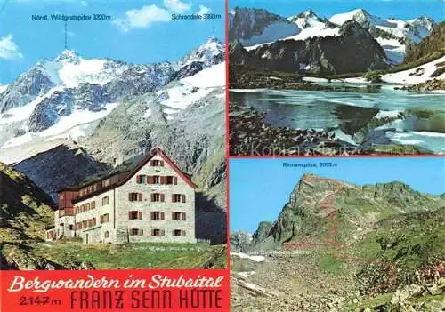 AK / Ansichtskarte  Neustift__Stubaital_Tirol_AT Franz-Senn-Huette Bergwandern im Stubaital