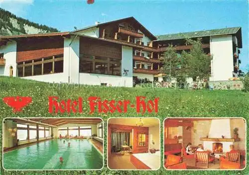 AK / Ansichtskarte  Fiss_Tirol_AT Hotel Fisser Hof Hallenbad Kaminzimmer