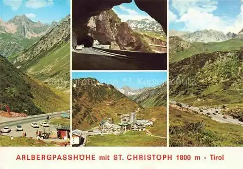 AK / Ansichtskarte  St_Christoph_Arlberg_Tirol_AT Arlbergpasshoehe Tunnel Alpenpanorama